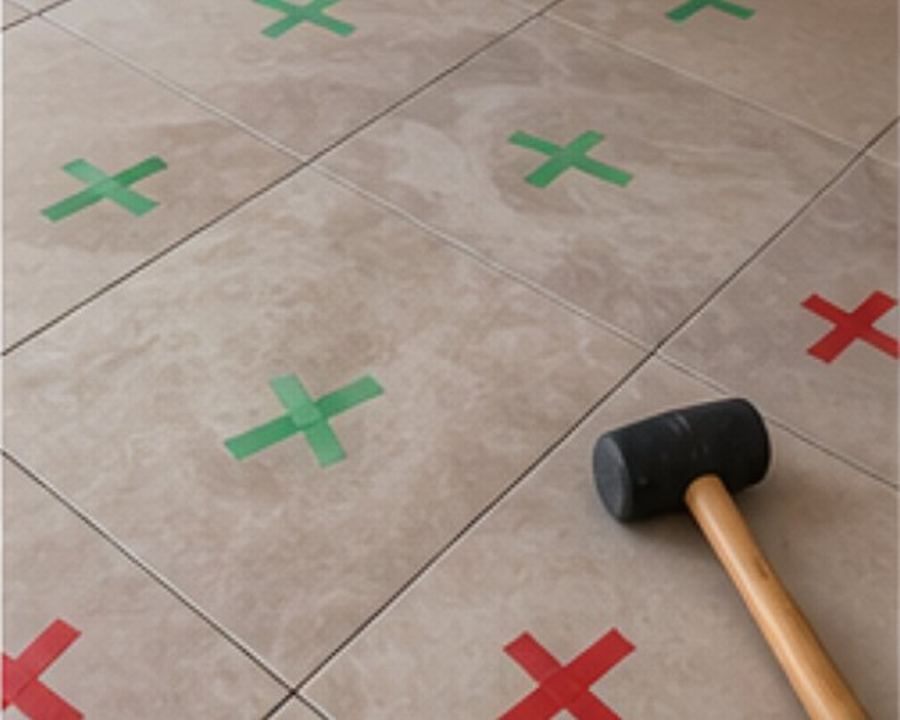 خريطة الفراغات تحت البلاط